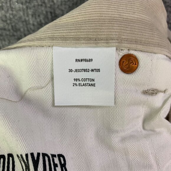 Todd Snyder Slim Fit 5-Pocket Stretch Corduroy Pant‎ 5 pocket Men’s Sz 32X32 - Picture 9 of 11